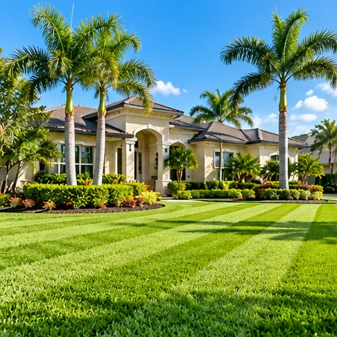 Illustration for 1 Acre Yard Lawn Mowing