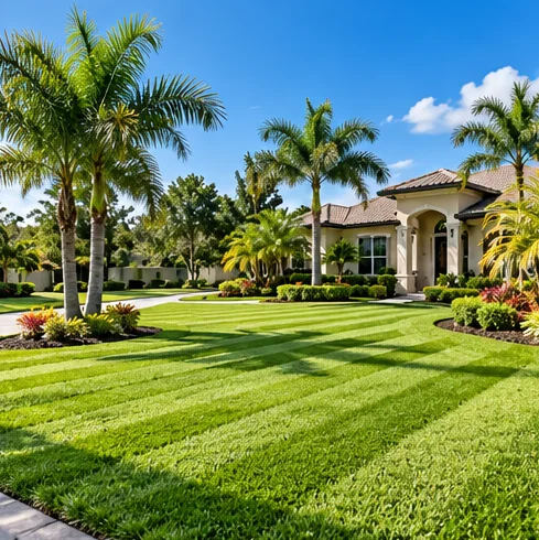 Illustration for 1/2 Acre Yard Lawn Mowing